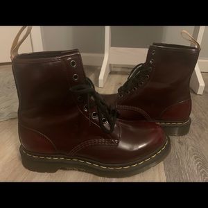 doc martins burgundy